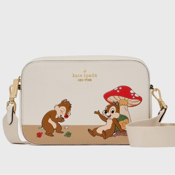 kate spade Handbags - NWT Kate Spade KL902 Disney X KSNY Chip N Dale Mini Camera Bag